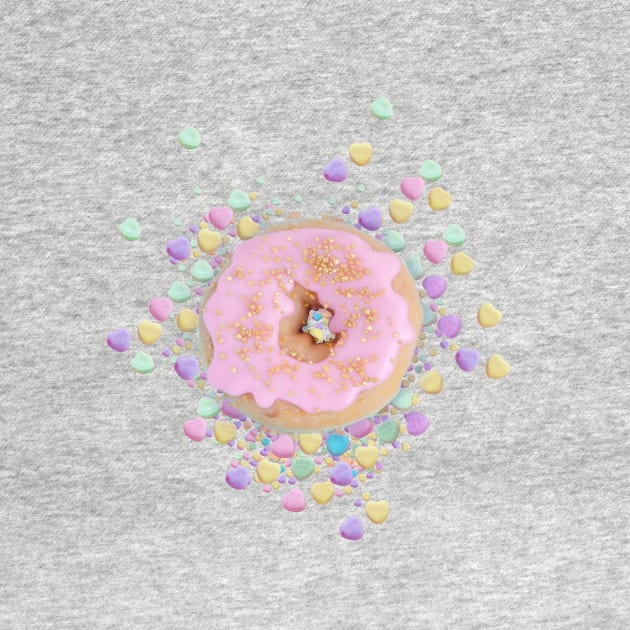 Sparkling Pink Donut by CatAstropheBoxes